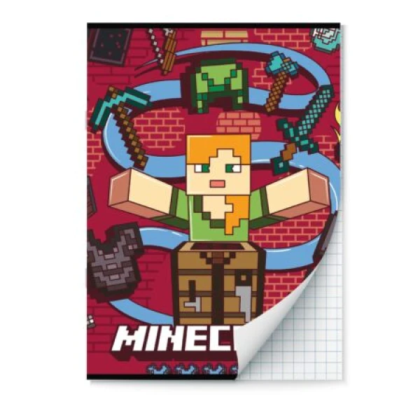 Minecraft Schriften A4 ruit