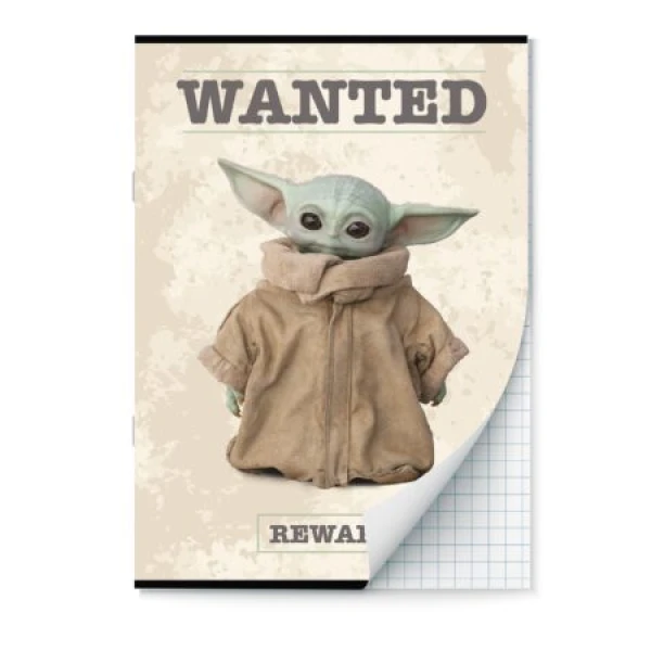 Schrift A4 geruit Star WarsSchrift A4 lijn Star Wars