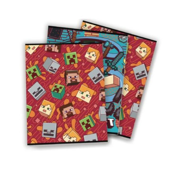 Minecraft schriften A5 lijn