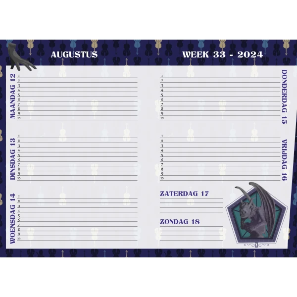 Wednesday Schoolagenda 2024-2025 - Afbeelding 4