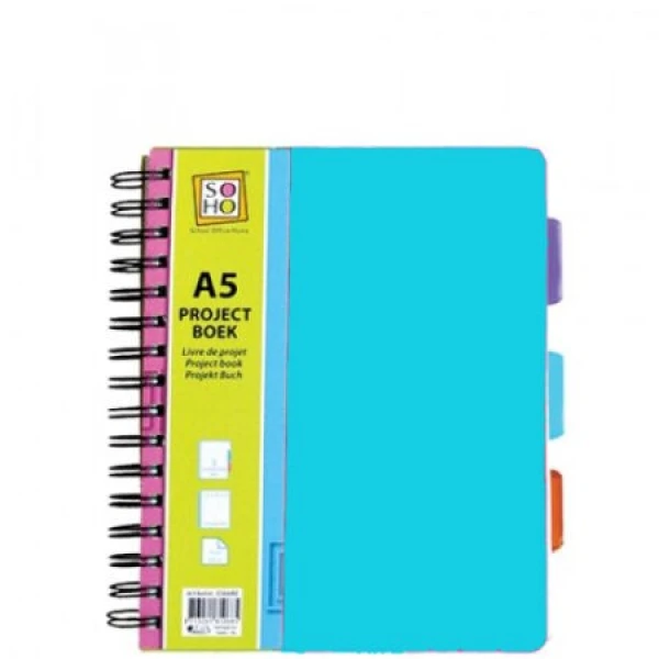 collegeblok A5 turquoise