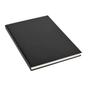 Dummyboek A4 harde kaft blanco vellen zwart