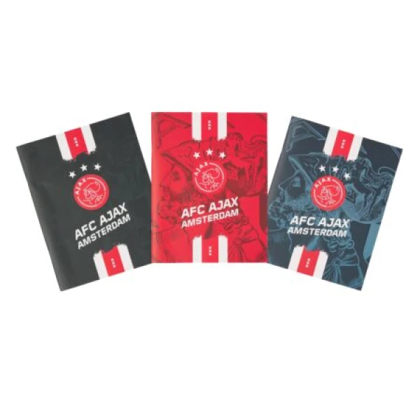 AJAX A5 schriften lijn 3 stuks