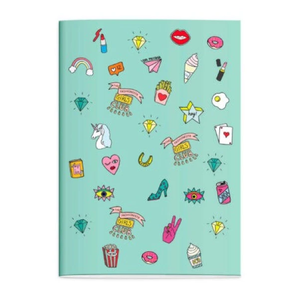 Schrift A4 ruit Fashionchick
