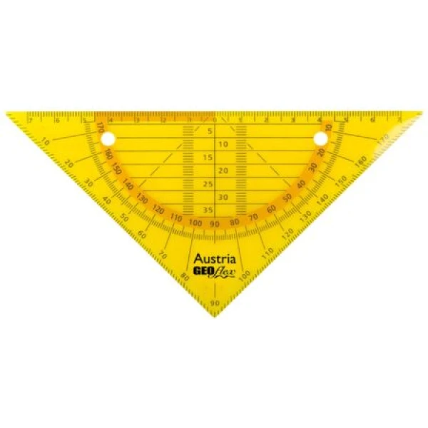 Geodriehoek Neon Geel