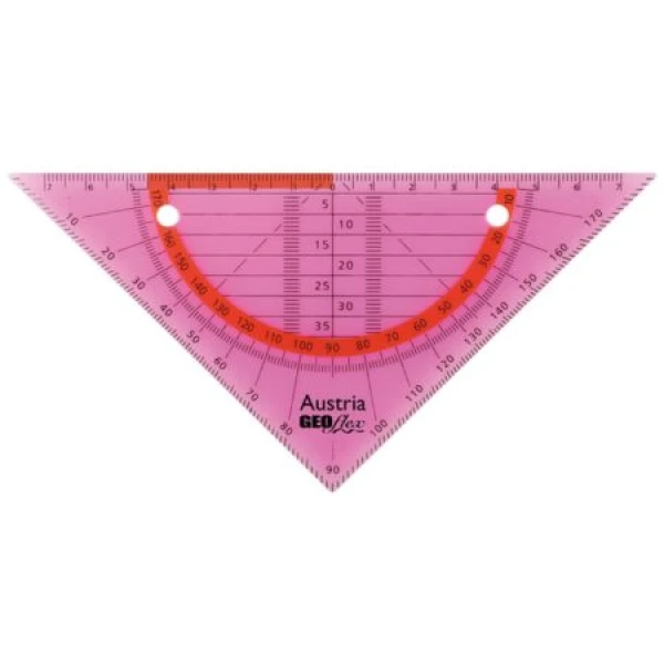 Geodriehoek Neon Roze