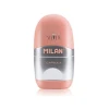 Puntenslijper met gum Milan pastel roze
