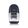 Puntenslijper met gum Milan donker blauw