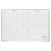 Schoolagenda A5 18mnd 2025 - 2026 Linnen Beige