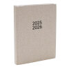 Schoolagenda A5 18mnd 2025 - 2026 Linnen Beige