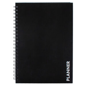 Planner spiraal Black A4 2022-2023