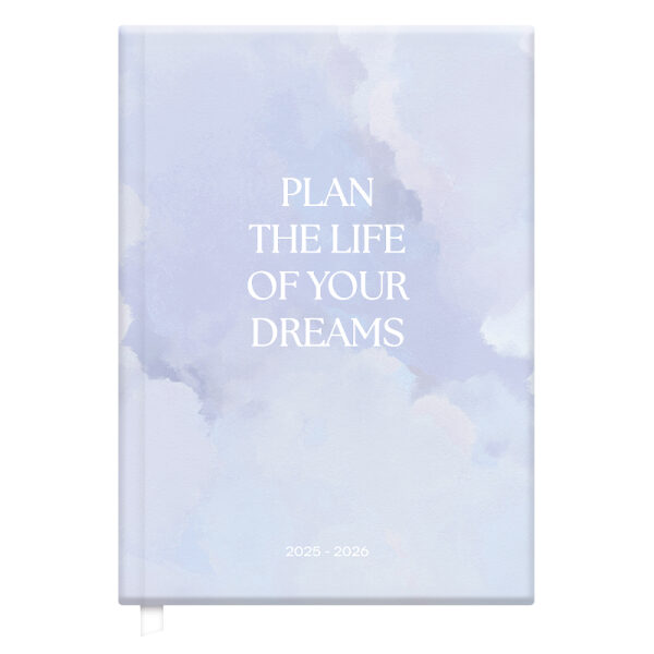 Planner 22x16cm Blisz blauw