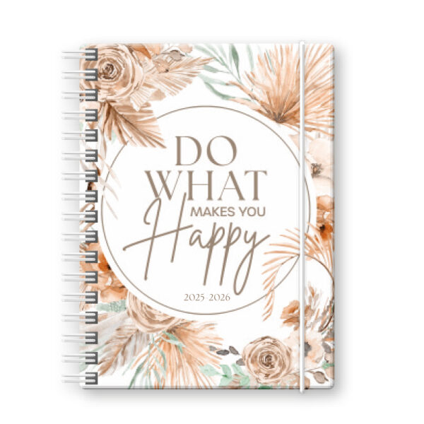 Planner 20x16cm spiraal Bloom