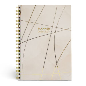 Planner 29x21cm spiraal ELARA - Crème