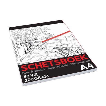 Schetsboek Pro A4 50/ 200grs C4P