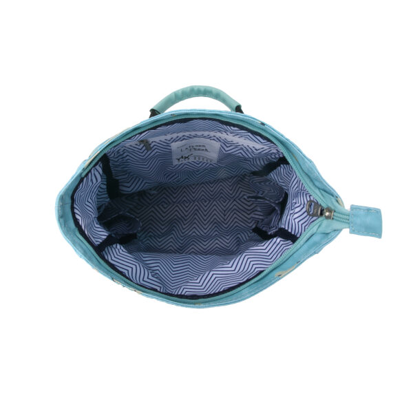 YLX & Freek Vonk Original Backpack 2.0 | Kids | Turquoise Water & Sharks