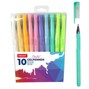 Gelpennen pastel 10 stuks