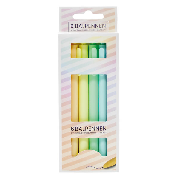 Set balpennen 6/ SOHO Pastel