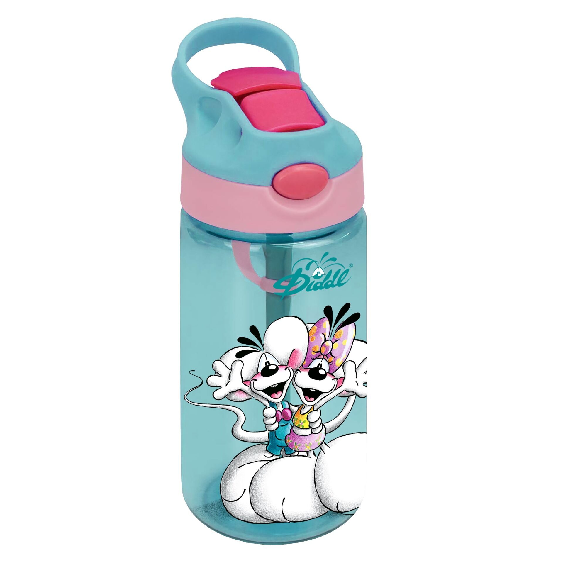Diddl Waterfles 450 ML blauw