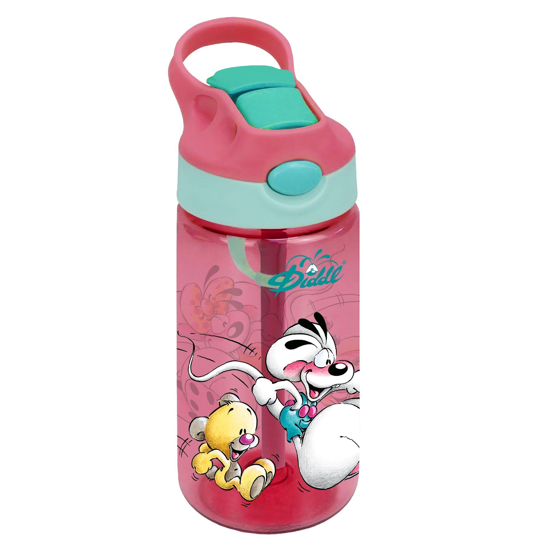 Diddl Waterfles 450 ML roze