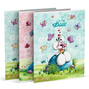 Diddl Schrift A5 gelijnd, 3 stuks