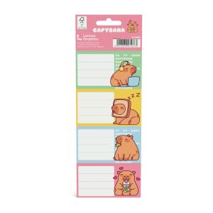 Etiketten Capybara 16 stuks