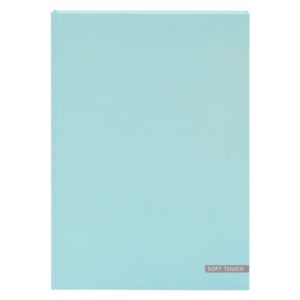 Dummyboek A4 harde kaft blanco vellen pastel blauw