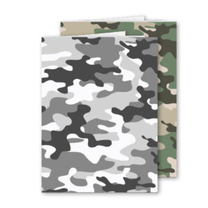 Schrift A4 lijn Camouflage 2 stuks