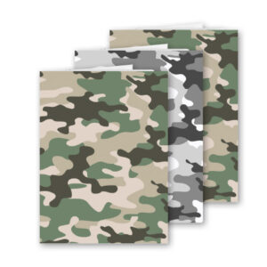 Schrift A5 lijn Camouflage 3 stuks