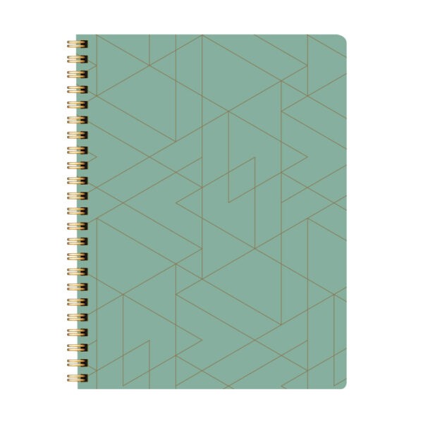 Projectboek A4 Lux Groen met tabbladen