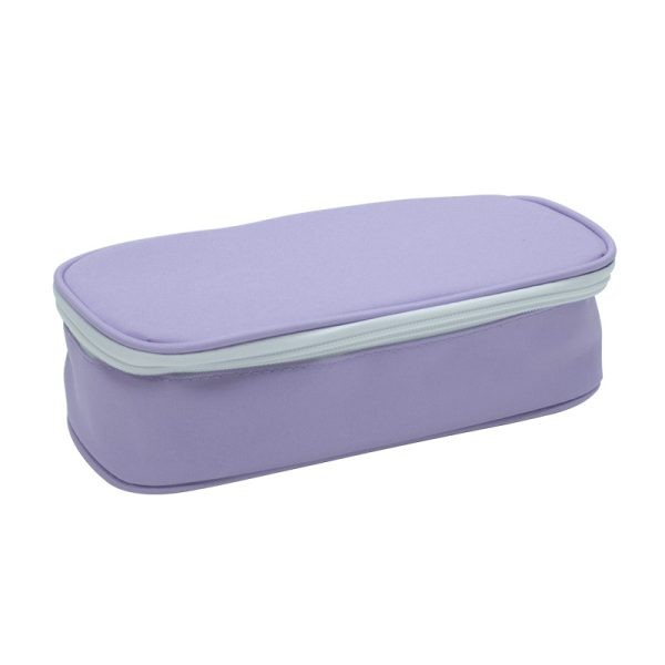 Etui bakmodel XL 24x12cm Mila Pastel Paars