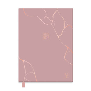Agenda A5 25/26 Valo rose