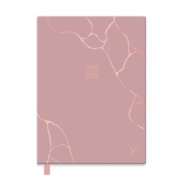 Agenda A5 25/26 Valo rose