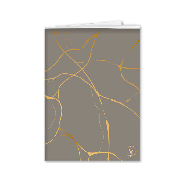 Schrift A4 lijn Valo taupe