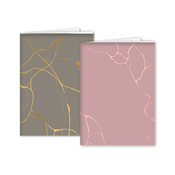 Schrift A5 lijn Valo rose