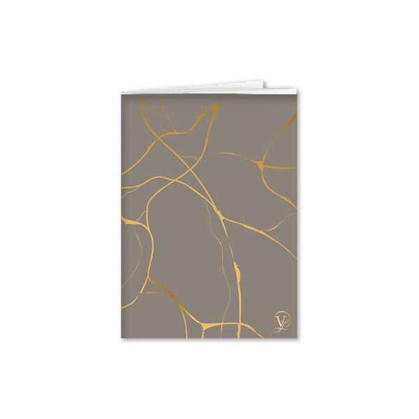 Schrift A5 lijn Valo taupe