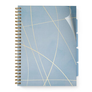 Collegeblok A4 100vl 4tabs ELARA - Blauw
