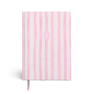 Agenda A5 26/27 STRIPES - Roze