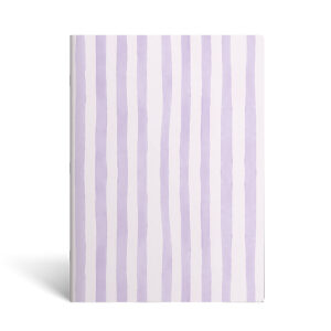 Schrift A4 lijn STRIPES - Paars