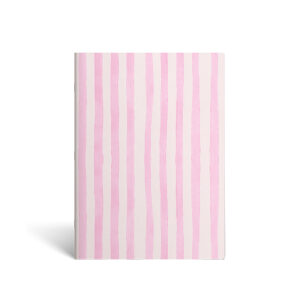Schrift A5 lijn STRIPES - Roze