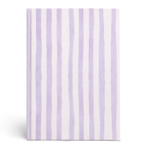 Hardekaft schrift A4 lijn STRIPES - Paars