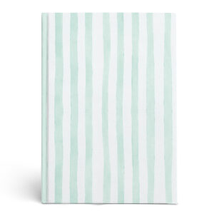 Hardekaft schrift A4 lijn STRIPES - Groen