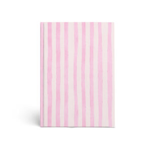 Dummyboek A5 Harde Kaft Stripes - Roze
