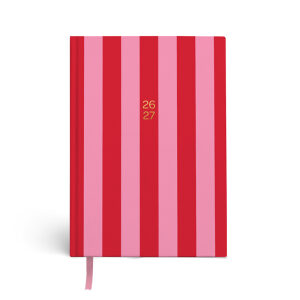 Agenda A5 26/27 PINK - Stripes