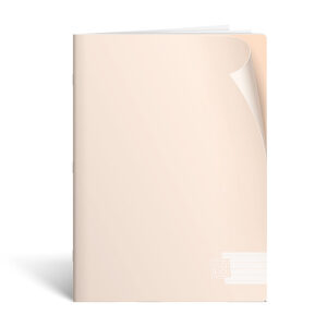 Schrift A4 Lijn PP SOHO Pastel - Peach