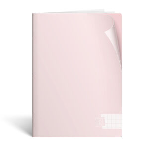 Schrift A4 Ruit 10mm PP SOHO Pastel - Roze