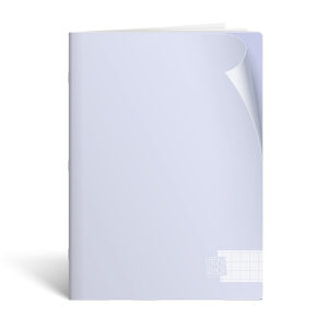 Schrift A4 Ruit 10mm PP SOHO Pastel - Blauw