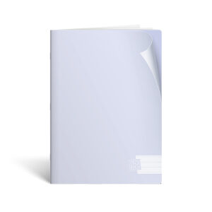 Schrift A5 Lijn PP SOHO Pastel - Blauw