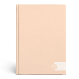 Schrift A4 Lijn Harde Kaft SOHO Pastel - Peach