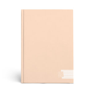 Schrift A5 Lijn Harde Kaft SOHO Pastel - Peach
